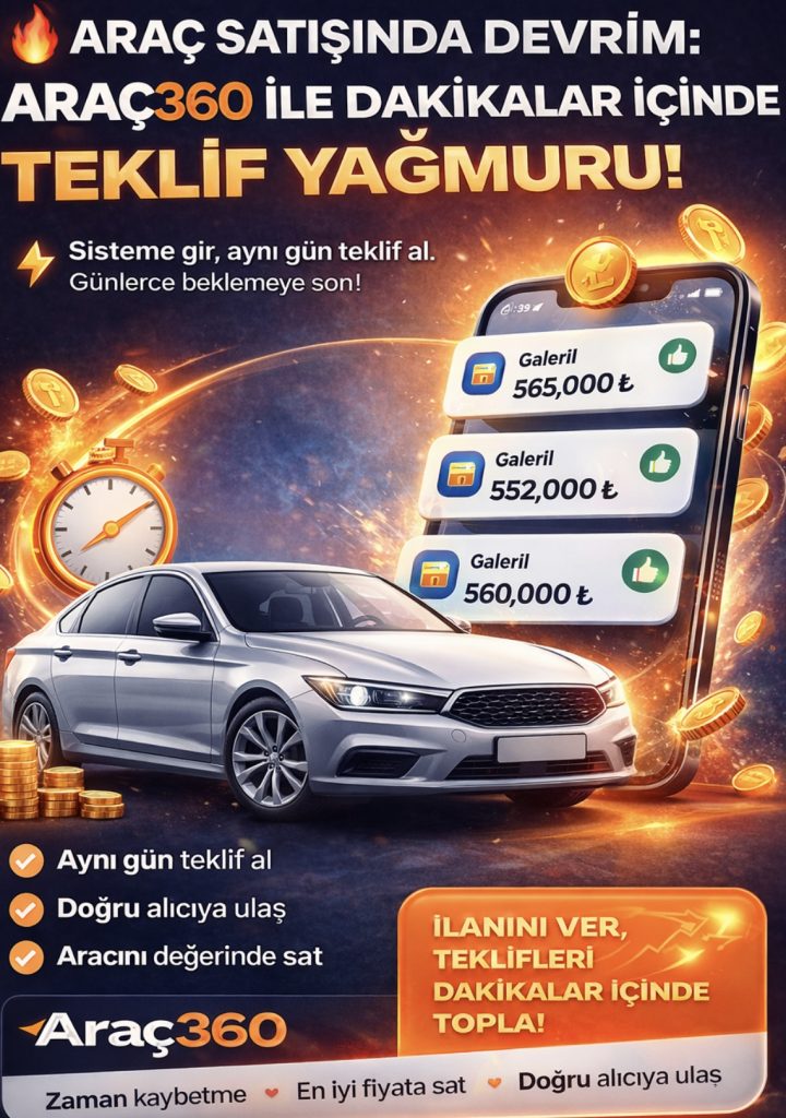 Arac360 Icerikleri Ile Arac Tanitimlari ve Galeri Duyurulari Daha Gorunur Araç Satışında Devrim: Araç360 ile Dakikalar İçinde Teklif Yağmuru!”