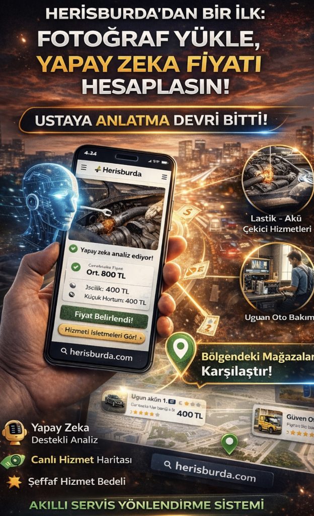 “HERİSBURDA’DAN BİR İLK: FOTOĞRAF YÜKLE, YAPAY ZEKA FİYATI HESAPLASIN!”